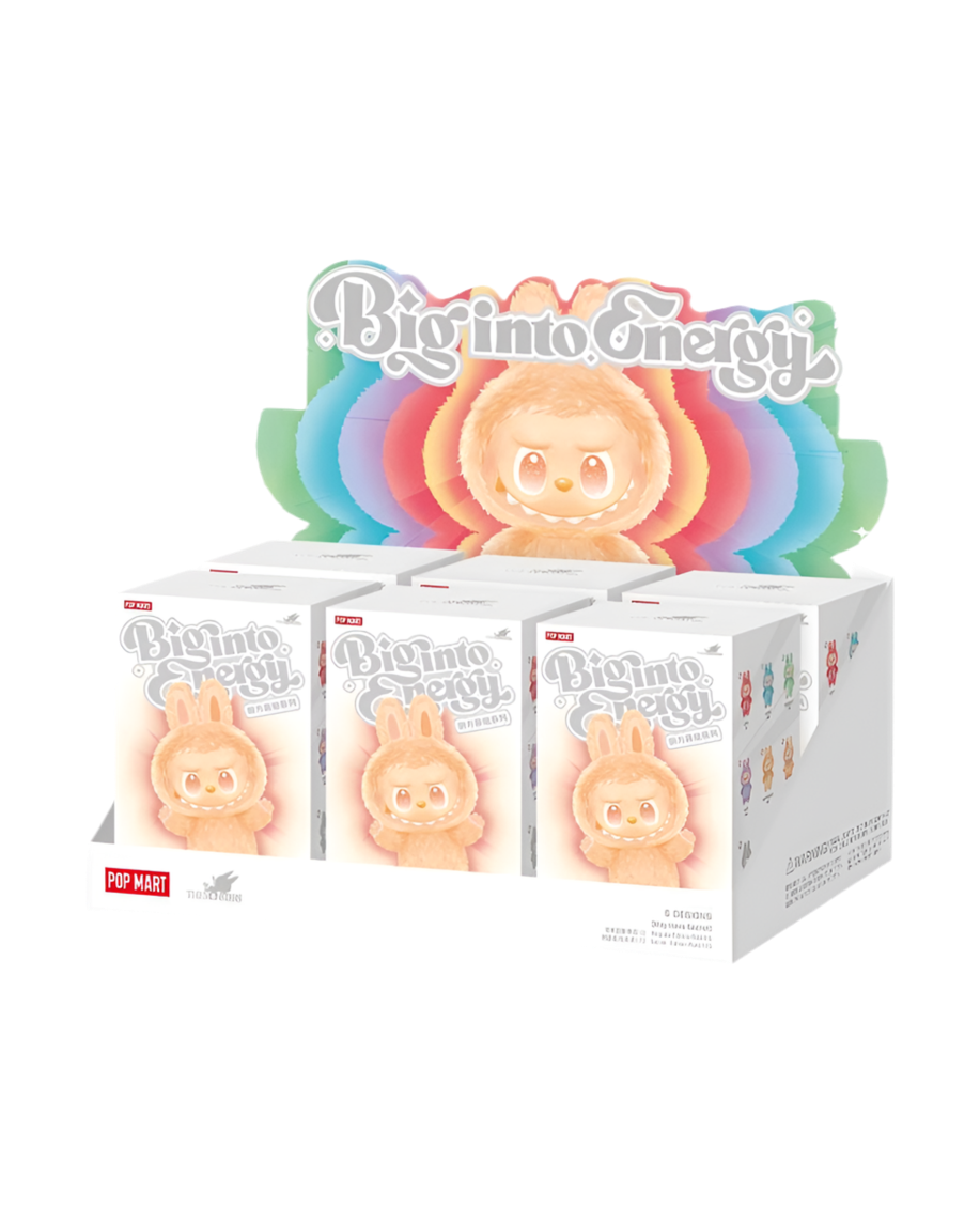 POP MART LABUBU THE MONSTERS BIG INTO ENERGY VINYL FACE BLIND BOX FULL